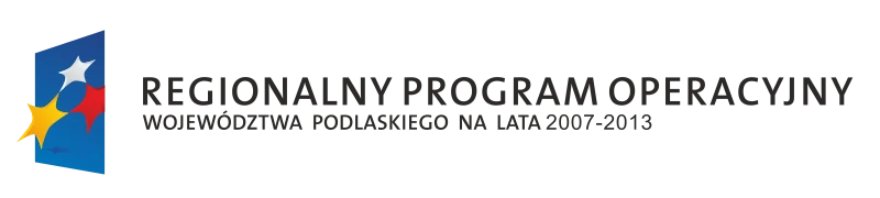 Regionalny Program Operacyjny Województwa Podlaskiego na lata 2007-2013